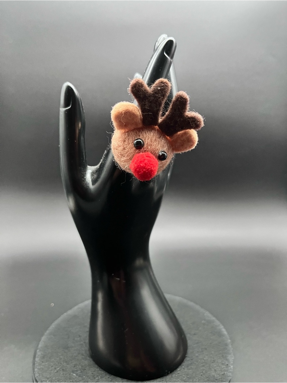 BETSEY JOHNSON Plush Reindeer Stretch Ring